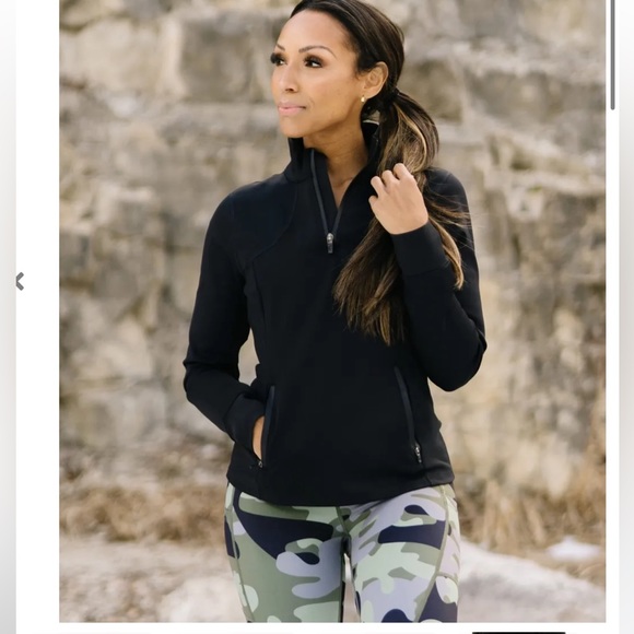 Zyia Black Fitted Flight Jacket (size XL) - Picture 1 of 12